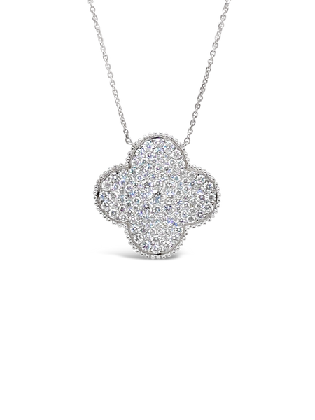 Diamond Clover Pendant