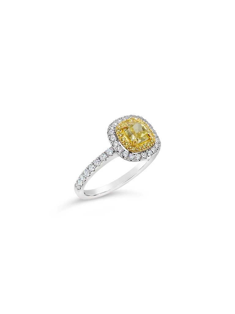 Yellow Diamond Engagement Ring