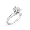 Six Prong Solitaire Diamond RIng