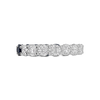 Sapphire & Diamond Eternity Band