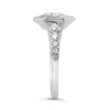 Round Diamond Ring with Baguettes
