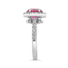 Pink Tourmaline & Diamond Ring