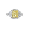 Fancy Yellow Diamond Engagement Ring