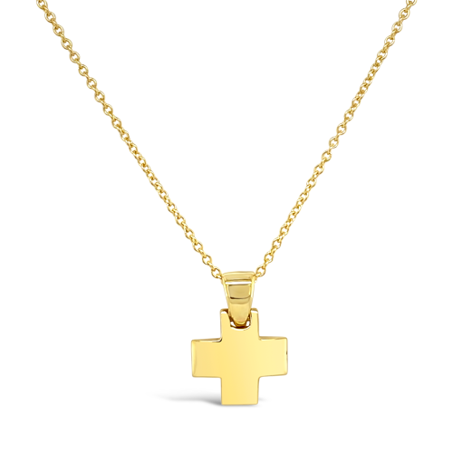 Yellow Gold Cross Pendant