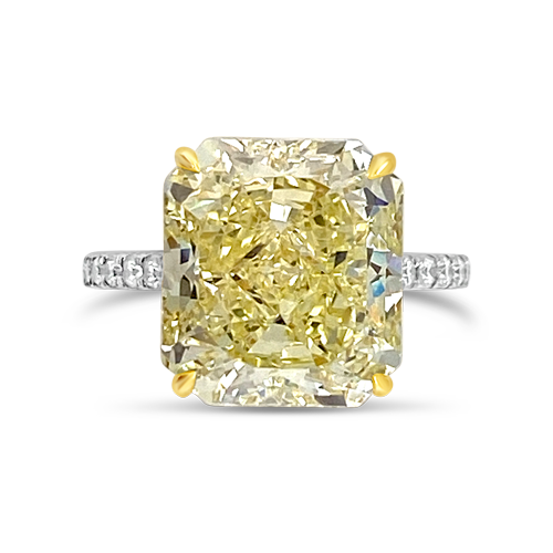 Fancy Yellow Diamond Engagement Ring