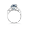 Aquamarine & Diamond Ring
