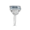 Aquamarine & Diamond Ring
