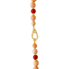 Carved Coral Bead Necklace