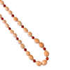 Carved Coral Bead Necklace