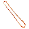 Carved Coral Bead Necklace