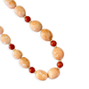 Carved Coral Bead Necklace