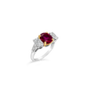 Oval Ruby & Diamond Ring