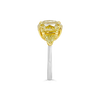 Oval Yellow Diamond Engagement Ring