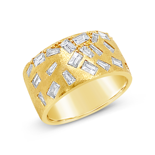 Diamond Cigar Band RIng