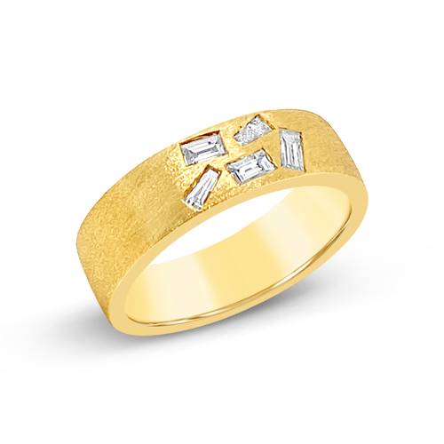 Baguette Diamond Band RIng