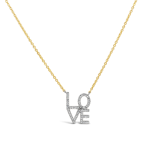 Diamond LOVE Pendant