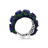Tanzanite, Sapphire & Tsavorite Ring