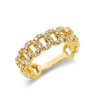 Diamond Link Design Ring