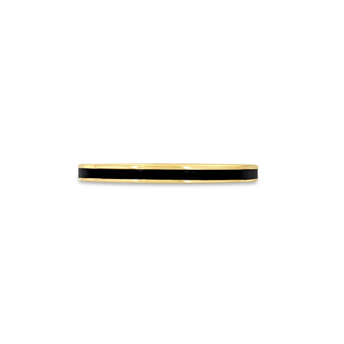 Black Enamel Ring