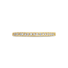 Diamond Eternity Band with Red Enamel Accent