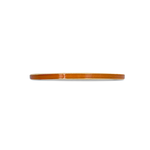 Orange Enamel Stackable Ring