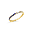 Sapphire Eternity Stackable Band