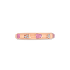 Diamond & Pink Enamel Heart RIng