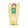 Ruby, Emerald, Sapphire & Diamond Ring