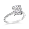 Radiant cut Diamond Engagement Ring