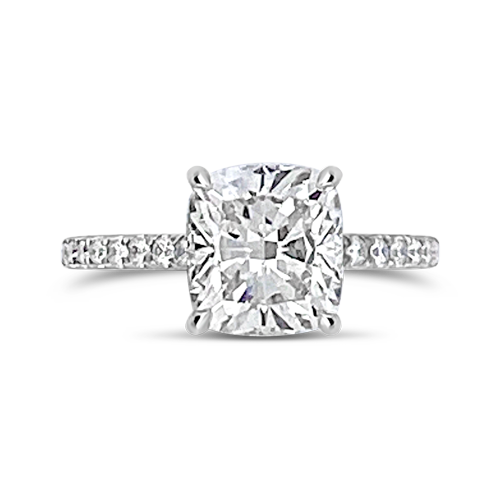 Radiant cut Diamond Engagement Ring