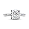 Radiant cut Diamond Engagement Ring