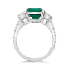 Emerald and Diamond Ring