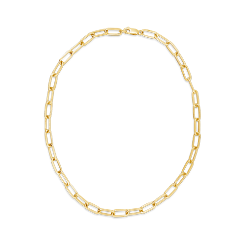Oval Link Gold Chain