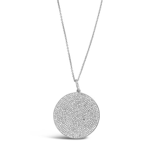 Diamond Disc Pendant