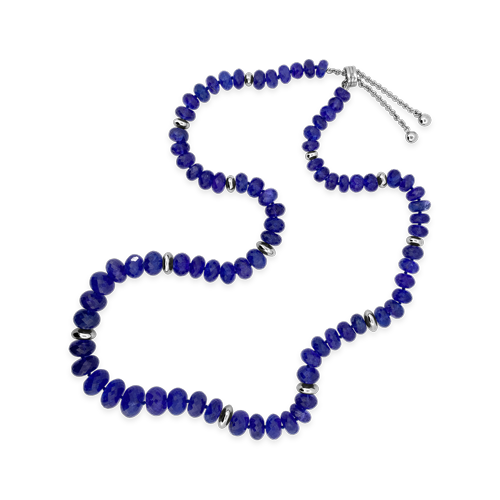 Tanzanite Bead Necklace