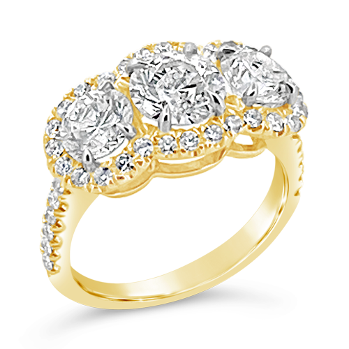 Three Stone Diamond Ring