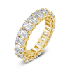 Emerald cut Diamond Eternity Band