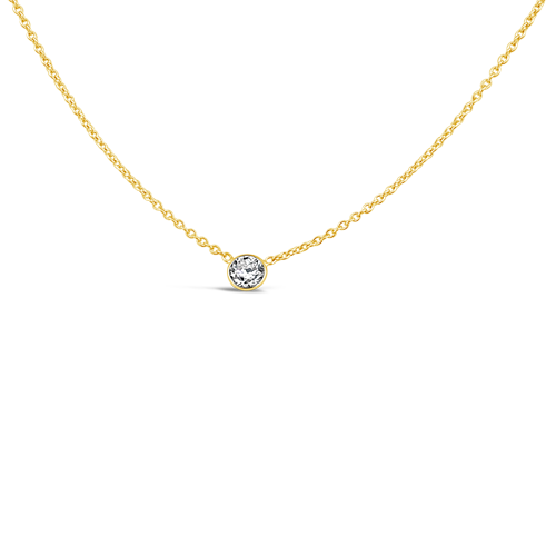 Diamond Solitaire Necklace