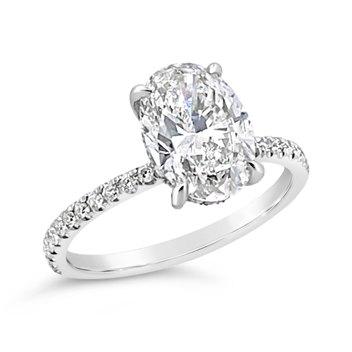 Oval Diamond Engagement Ring