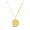 Zodiac Sign Pendant With Diamond Accents