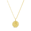 Zodiac Sign Pendant With Diamond Accents