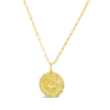 Zodiac Sign Pendant With Diamond Accents