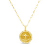 Zodiac Sign Pendant With Diamond Accents