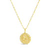 Zodiac Sign Pendant With Diamond Accents