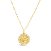 Zodiac Sign Pendant With Diamond Accents