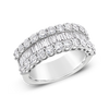 Round and Baguette Diamond Ring