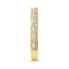 Gold & Diamond Band Ring