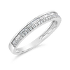 White Gold & Diamond Band Ring