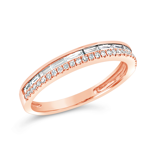 Rose Gold & Diamond Ring