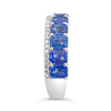 Sapphire & Diamond Band RIng